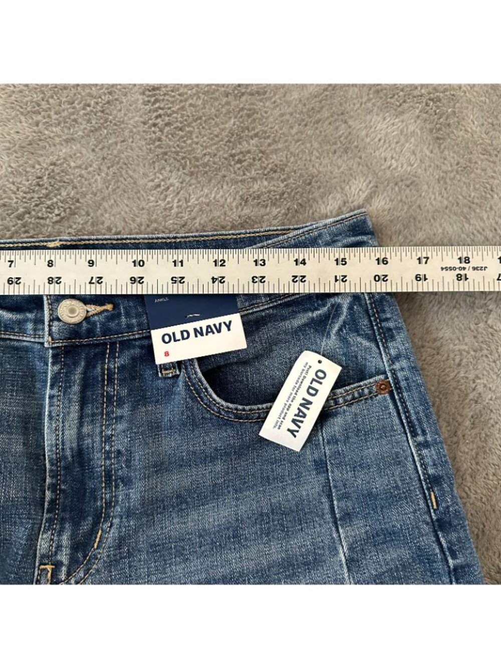 NWT Old Navy Barrel Leg Jeans Women's size 8 High Rise Baggy - Picture 6 of 9